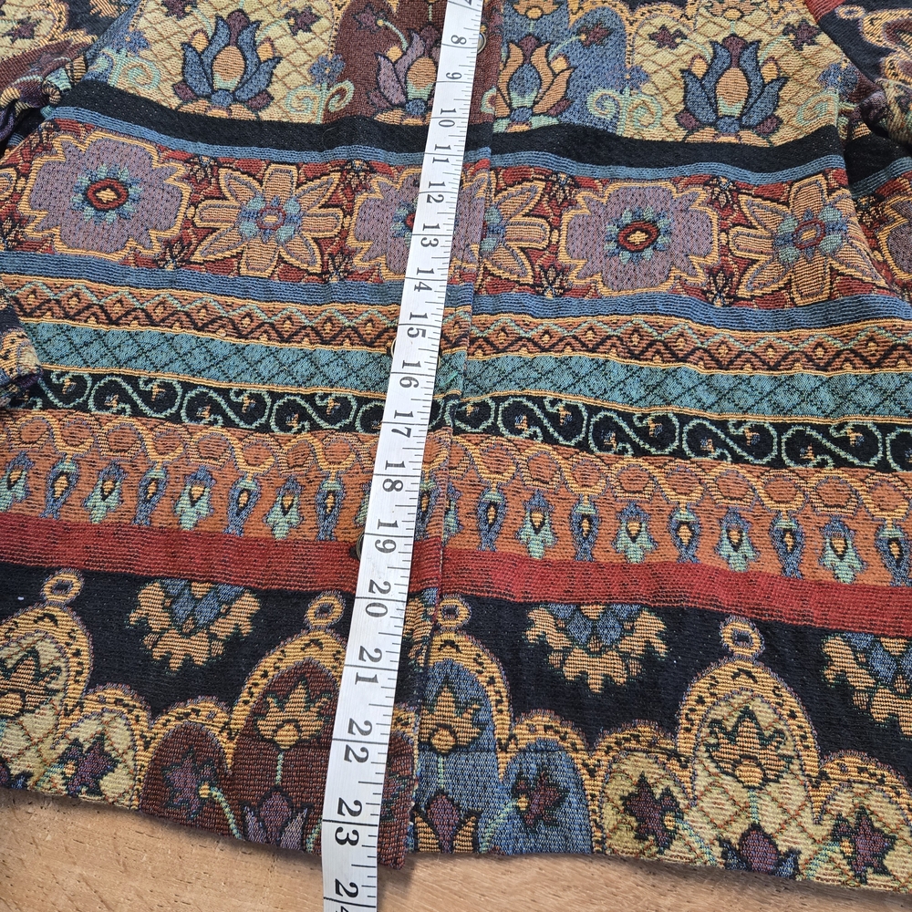 Studio Works Multicolor Patterned Button-Up Jacke… - image 4